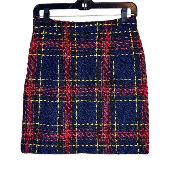 Halogen Edith Tartan Knit Tweed
Plaid Skirt Red Blue Yellow Size 4 Petite - Picture 4 of 10
